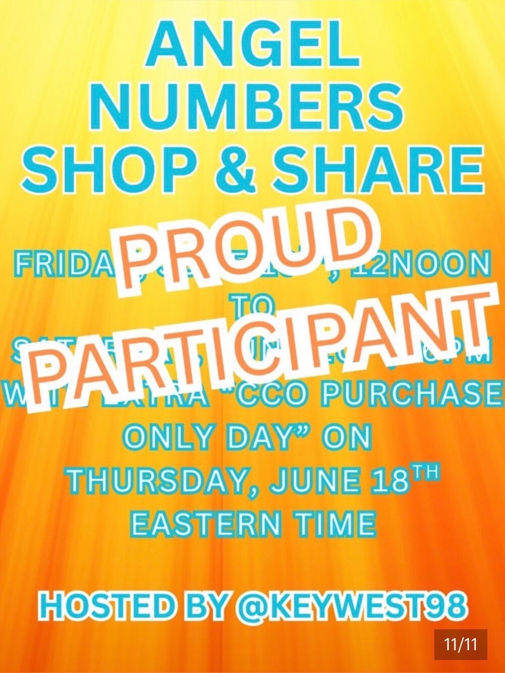 Angel Numbers Shop & Share Event Participant!